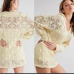 Free People Elton Crochet Knit Dress Size Oversized XS Photo 1