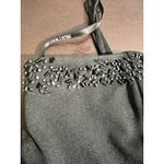 Betsy and Adam by Jas Lene Black One Shoulder Beaded Formal Evening Dress Size 8 Photo 6