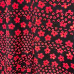 BCBGeneration Dress Womens Mixed Media Red Black Floral Lace Photo 8