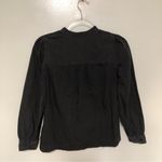 Madewell Denim Collarless Popover Shirt in Shrader Wash XS Photo 4