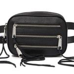 Rebecca Minkoff  Black 3 Zip Leather Belt Bag Photo 0