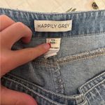 Happily Grey Wrap Denim Skort size 9 Blue Photo 3