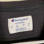 Champion black crewneck sweater pullover women’s casual long sleeves comfortable Photo 2