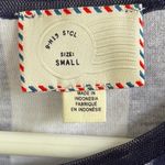 Anthropologie EUC  Postmark Elsie Blouse Blue White Size Small Photo 8