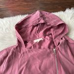 MELLODAY Dusty Rose Tie-Waist Roll-Tab Jacket Photo 3
