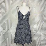 Opening Ceremony Logo Peplum Tank Dress in Black & White Size US XS Photo 1