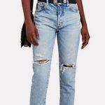 New! Moussy Vintage Humphreys High Waisted Tapered Jeans Size 24 $370 Blue Photo 1
