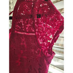 White House | Black Market Size S Womens R Lace Back V-Neck Cap Sleeve Top Photo 2