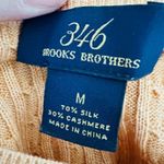 Brooks Brothers  346 Short Sleeve Silk Cashmere Cable Knit Sweater Womens Medium Photo 4