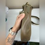 Madewell  The Transport Saddlebag Leather Crossbody Bag Tundra Olive Green Photo 11