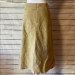 Sigrid Olsen Vintage Y2K 100% Genuine Leather Midi Skirt Size 4 Boho Coastal Cowgirl Western Photo 3