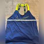 Nike  Tank Women’s Size Medium Navy Athleisure Flowy Active Workout Yoga Photo 4