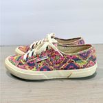Superga Agua Bendita Floral Canvas Casual Sneakers Low Top Women’s 8 EU 39 Photo 2