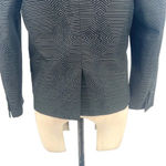 Dries Van Noten Black Geometric Print Woven Blazer Jacket Size 38 US 6 Photo 9