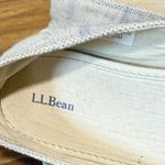 L.L.Bean  Women's Slip On Espadrille Shoes Size 9.5 Medium Beige Purple Stripe Photo 4