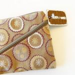Maruca Boulder Beetle Beige Tapestry Wristlet Wallet New! Boho Festival Woven‎ Tan Photo 6