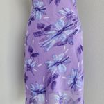American Vintage Vintage Y2K Studio I Lilac Blue Floral Sleeveless Lined Midi Dress 14 Photo 2