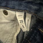 Loft  Boyfriend Button Fly Jeans Size 29 / 8 Medium Wash Mid Rise Denim Photo 2