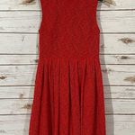 Anthropologie  Hi There from Karen Walker Angie Collared Lace Dress - Red - 4 Photo 12