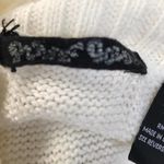 Player Gold Cowl Neck Belted Sweater Cream Large Photo 8