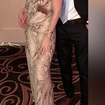 ZARA  Women's V-Neck Ruffle Animal Print Dress Photo 2