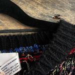Western Connection Multi Color Eyelash‎ Sweater Size Small Black Photo 8