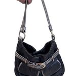 B Makowsky B. Makowsky Womens Black & Silver Leather Hobo Handbag Purse SKU 7813 Photo 12