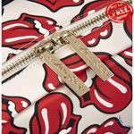 Rolling Stones Soft Saffiano Backpack with Top Zippered Main Photo 8