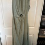 Calvin Klein  Light Green Textured Dress Photo 2