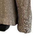 NEW House of Harlow 1960 Double Breasted Sequin Blazer Sz‎ M Gold Holiday Party Size M Photo 4