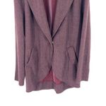 Anthropologie Lilka Cardigan Burgundy Fleece Cocoon Sweater Jacket Photo 4
