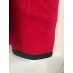 Tiara International Christmas Collection Ugly Women's Red Snowman Tree Design sweater L holiday bead Photo 6