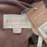 Birdy Grey Dress Womens Small Kira Deep Mauve Chiffon One Shoulder Bridesmaid Photo 4