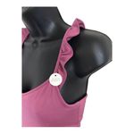 Sincerely Jules pink ruffle strap built Photo 4