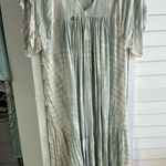 Light Green and White Flowy Maxi Dress by stylepark1 Size undefined Photo 0
