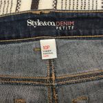 Style & Co . Denim Petite Capri‎ Jeans 10 Dark Wash Normcorel Pants Mature Y2K Photo 1