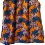 Modcloth ‎ Lions and Tigers sleeveless blouse XS Photo 8