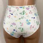 New. PAPER London floral high rise bikini bottom. Small. Retails $105 Pink Photo 0