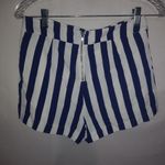 Forever 21  Navy Lapis  White Stripe Shorts S Photo 4