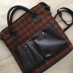 Plaid Shoulder Bag Black Photo 1