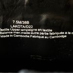 Karl Lagerfeld  Lakota Boots Cowboy Denim Jeweled Almond Toe Western Rhinestones Photo 4