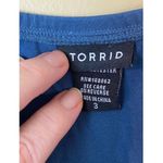 Torrid Blue Baby Doll Top Size 3X Photo 4
