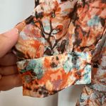 Bebe Watercolor Ombre Tie Dye Boho Ruffle Drop Waist Dress Size XL NWOT Photo 8