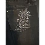 White House | Black Market Noir Back Pocket Design Gems Sparkle Size 8 Photo 6