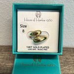 House of Harlow 1960 Gold Plated Double Teardrop Ring ✨ Photo 0