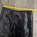 Motel Rocks  Pelma faux croc leather thigh slit mini skirt Photo 3