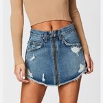 Womens CARMAR LF Beatrice Denim Mini Skirt size 25! Blue Photo 0