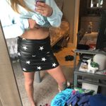 Nasty Gal Star Faux Leather Skirt Photo 0