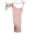 Keepsake  Blush Pink Lace Hourglass Sleeveless Lace Overlay Midi Dress size US 6 Photo 2