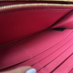 Prada Authentic Vintage Saffiano Fiocco Bow Leather Long Wallet Purse Pink Photo 7